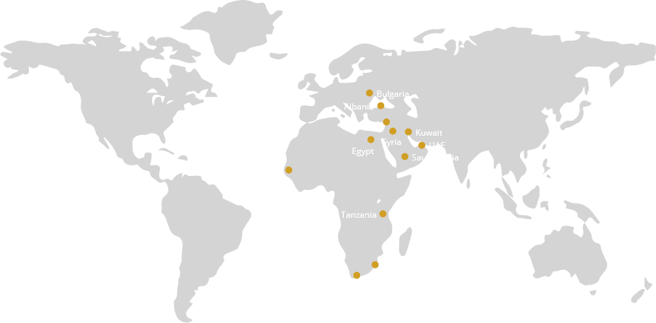 Al-Kharafi Group map