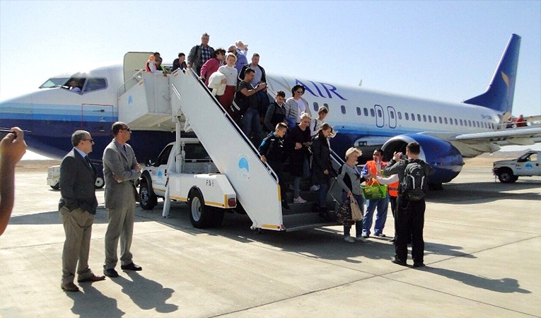 Yanair launched its first flight to Marsa Alam International Airport Photo