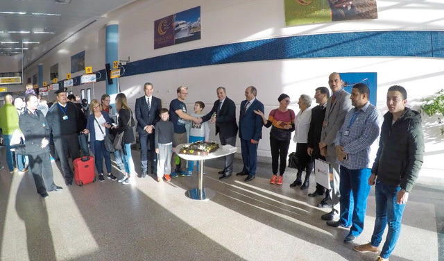 Marsa Alam International Airport celebrates the “12 million passenger“ since its inauguration.  Photo