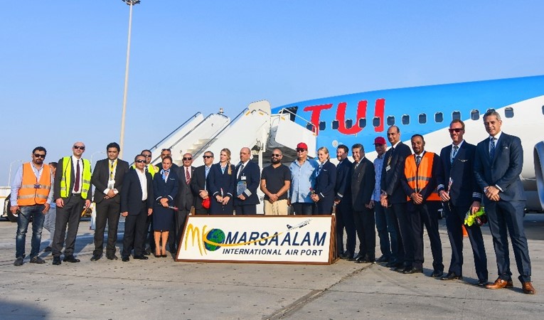 Marsa Alam International Airport receives the 100,000 flight Photo