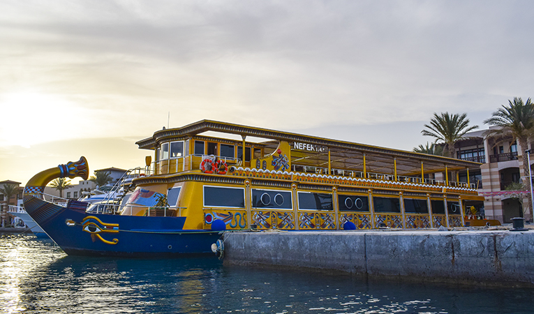 Nefertari’s rays shines over Port Ghalib’s International Marina  Photo